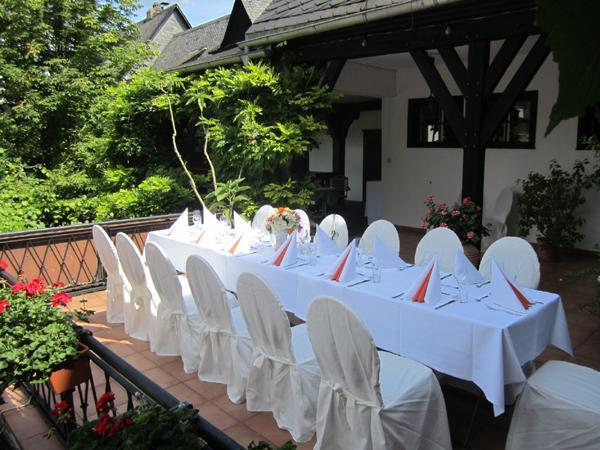 Hotel Lindenwirt ฮูเดสไฮม์ แอม ไฮน์ ภายนอก รูปภาพ